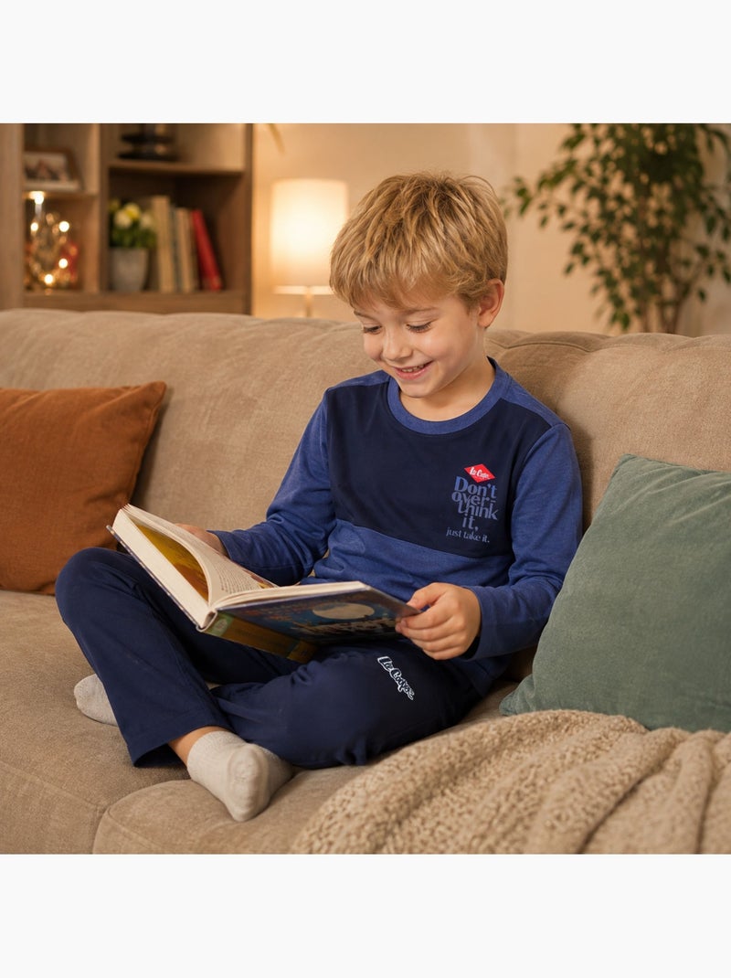 Lee cooper - pijama infantil para niño Azul marino - Kiabi