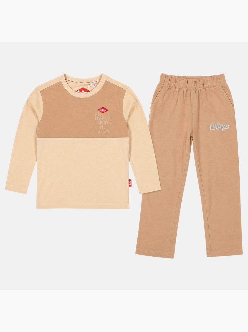 Lee cooper - pijama infantil para niño Beige - Kiabi