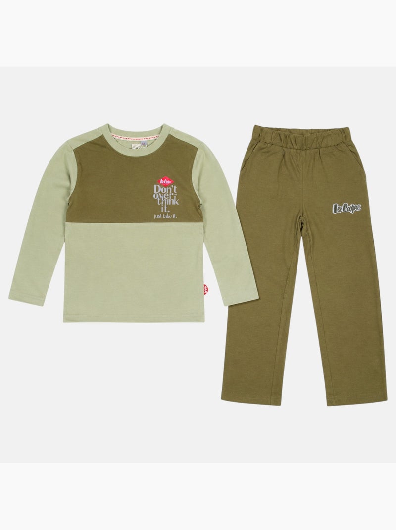 Lee cooper - pijama infantil para niño Caqui - Kiabi