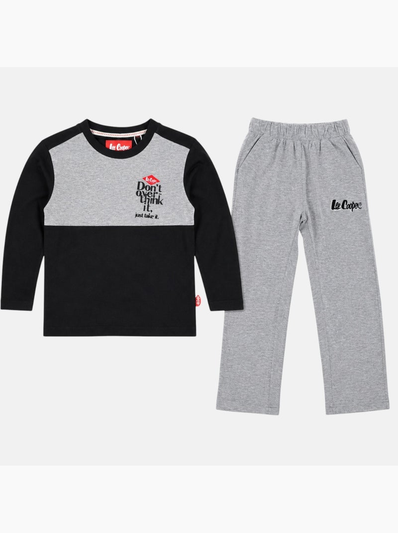 Lee cooper - pijama infantil para niño Gris - Kiabi