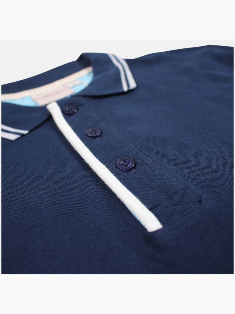 Lee Cooper - Polo hombre de manga corta Azul marino - Kiabi