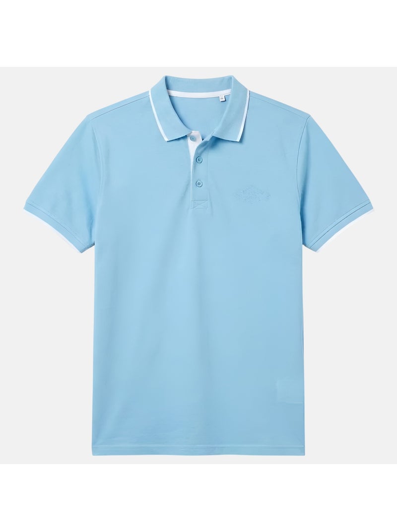 Lee Cooper - Polo hombre de manga corta Azul - Kiabi