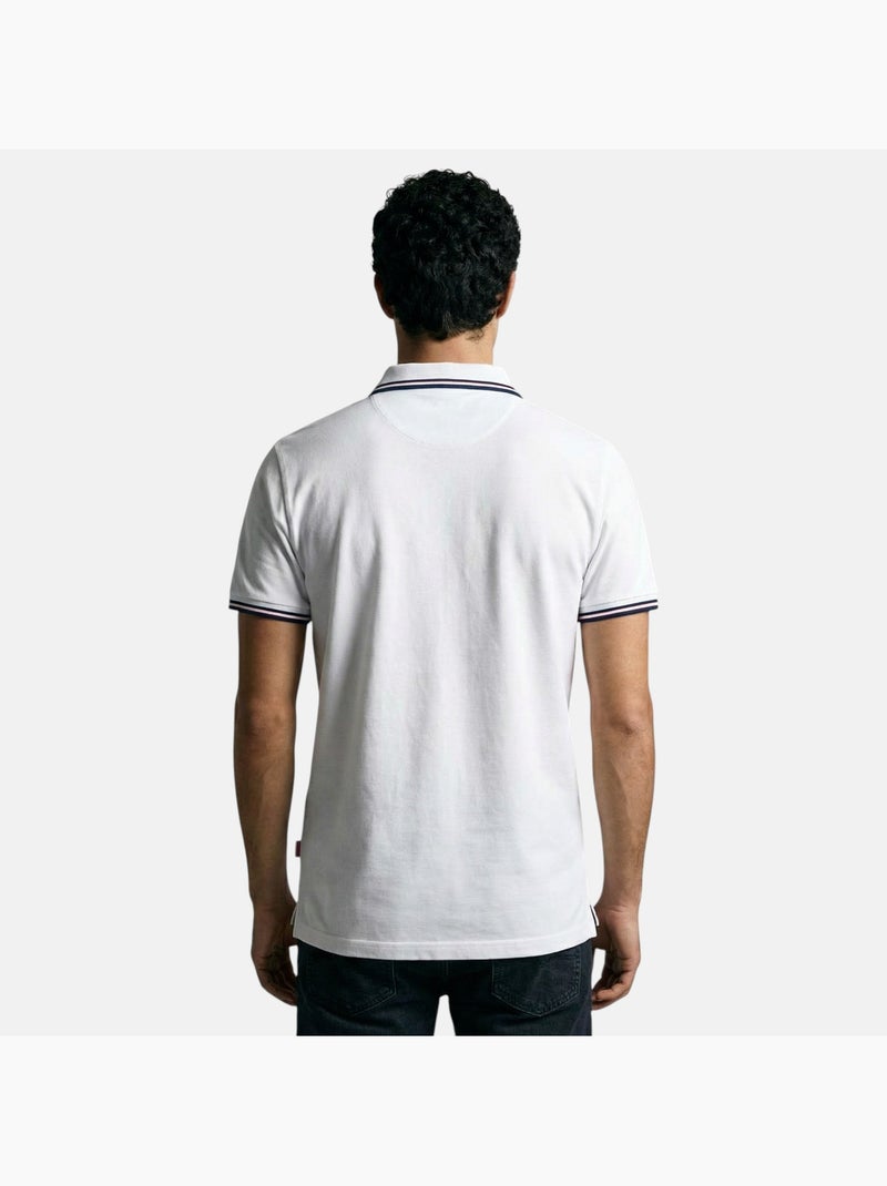 Lee Cooper - Polo hombre de manga corta Blanco - Kiabi