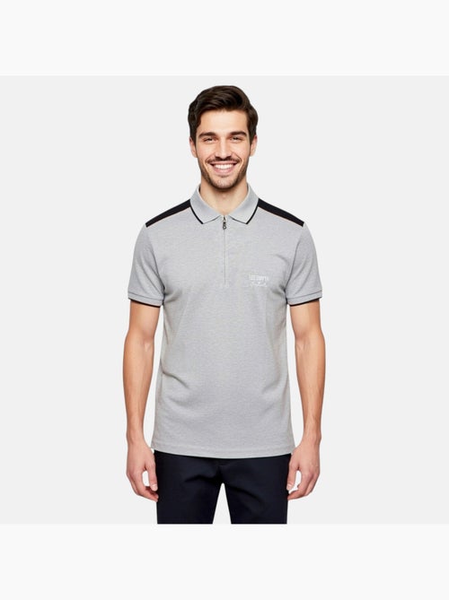 Lee Cooper - Polo hombre de manga corta con cuello con cremallera - Kiabi