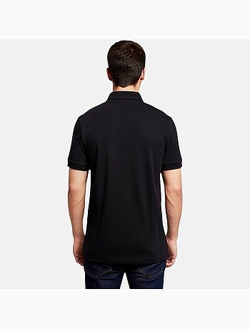 Lee Cooper - Polo hombre de manga corta con cuello con cremallera