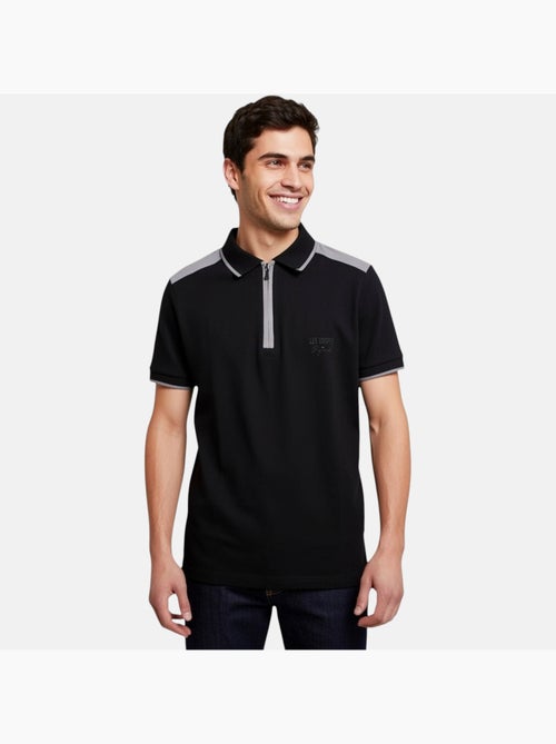 Lee Cooper - Polo hombre de manga corta con cuello con cremallera - Kiabi