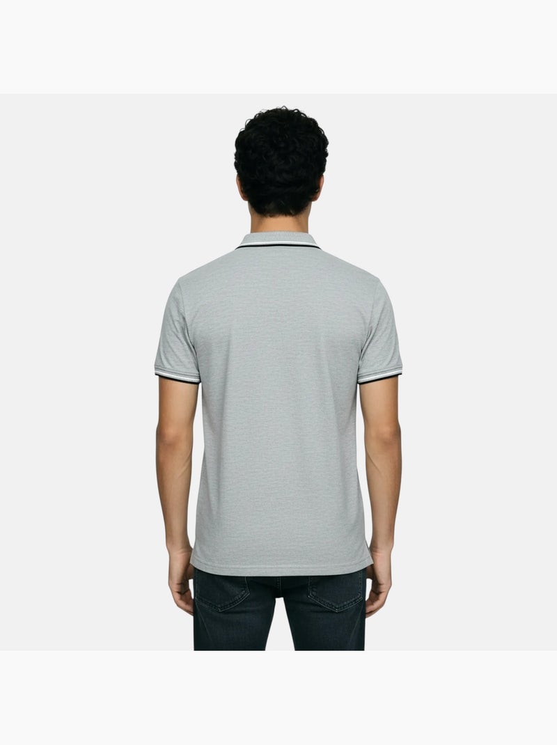 Lee Cooper - Polo hombre de manga corta Gris - Kiabi