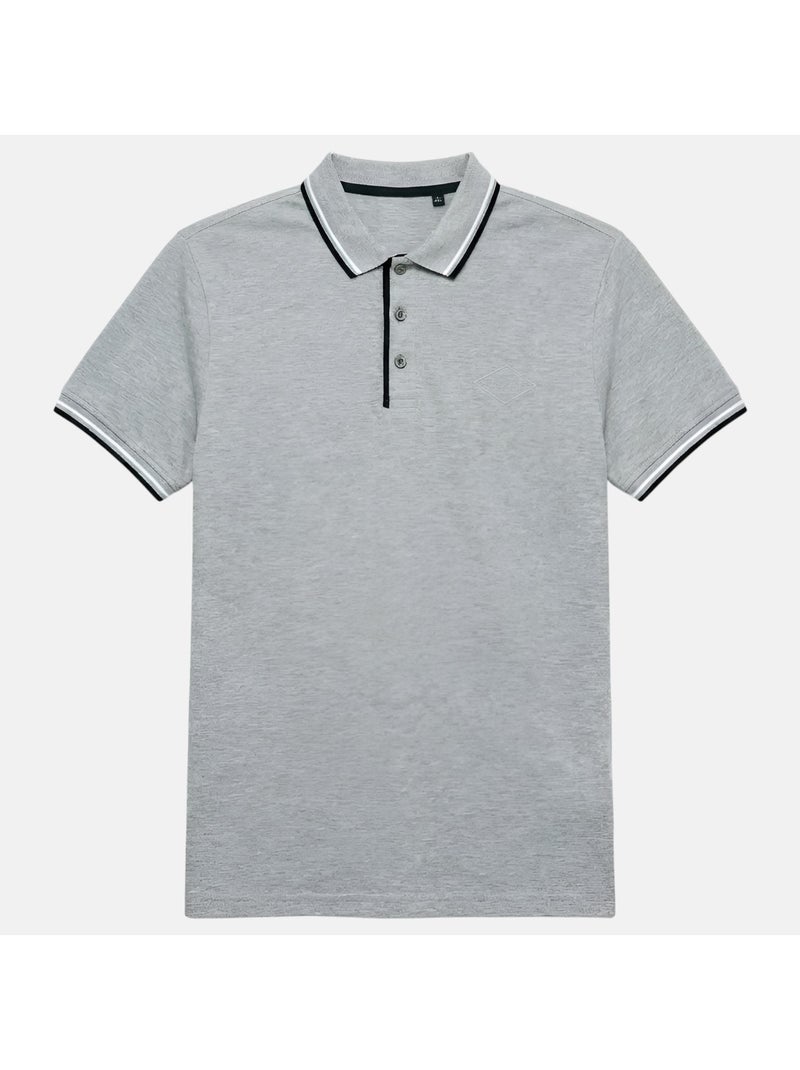 Lee Cooper - Polo hombre de manga corta Gris - Kiabi