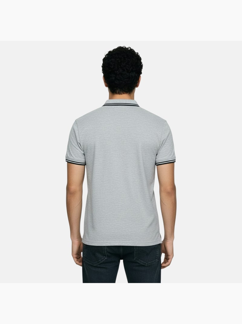 Lee Cooper - Polo hombre de manga corta Gris - Kiabi