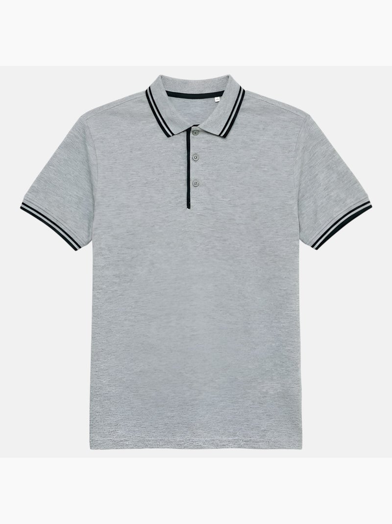 Lee Cooper - Polo hombre de manga corta Gris - Kiabi