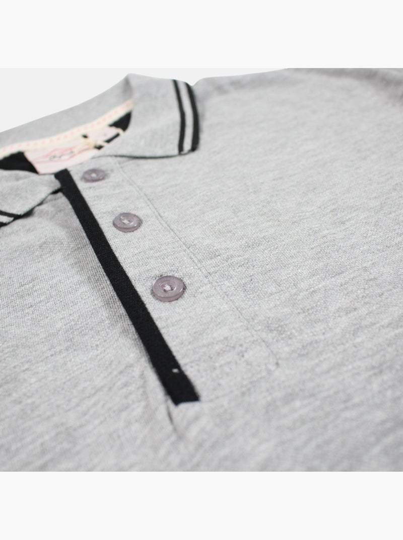 Lee Cooper - Polo hombre de manga corta Gris - Kiabi