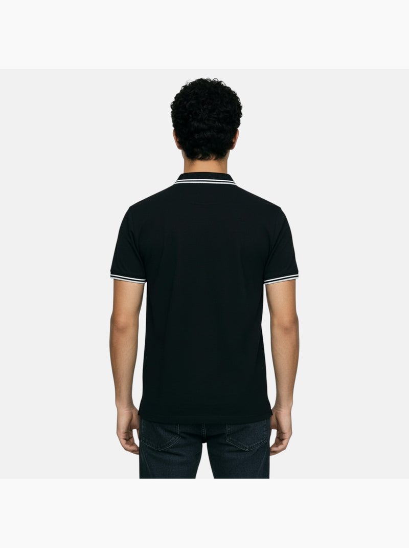 Lee Cooper - Polo hombre de manga corta Negro - Kiabi