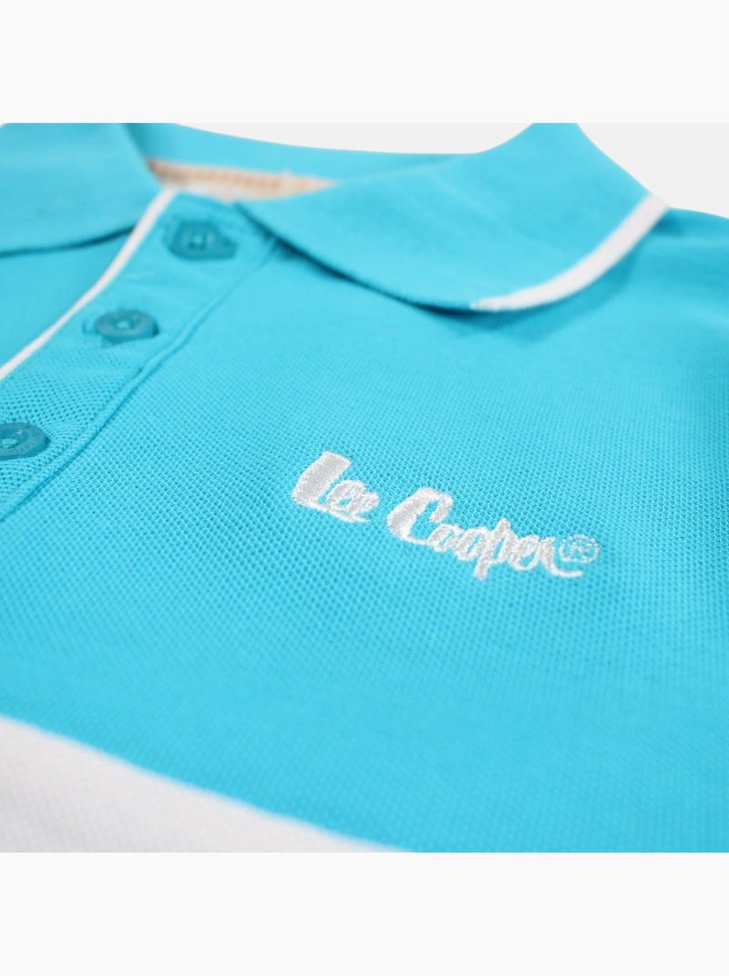 Lee Cooper - Polo manga corta niño Azul - Kiabi