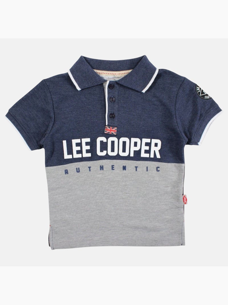 Lee Cooper - Polo manga corta niño Azul marino - Kiabi