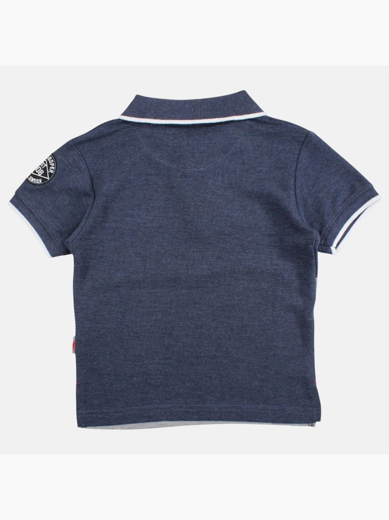 Lee Cooper - Polo manga corta niño Azul marino - Kiabi