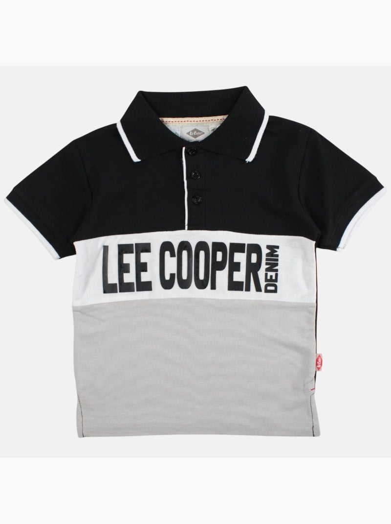 Lee Cooper - Polo manga corta niño Gris - Kiabi