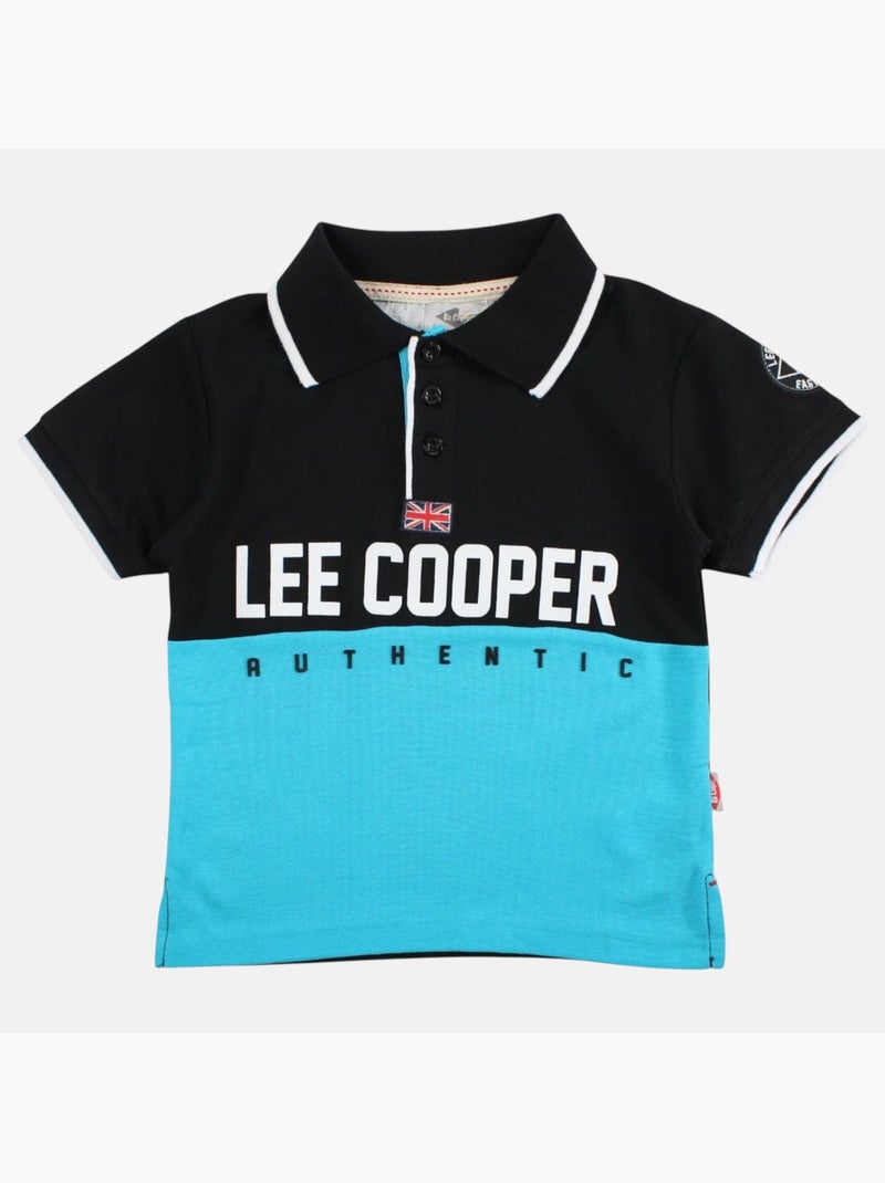 Lee Cooper - Polo manga corta niño Negro - Kiabi