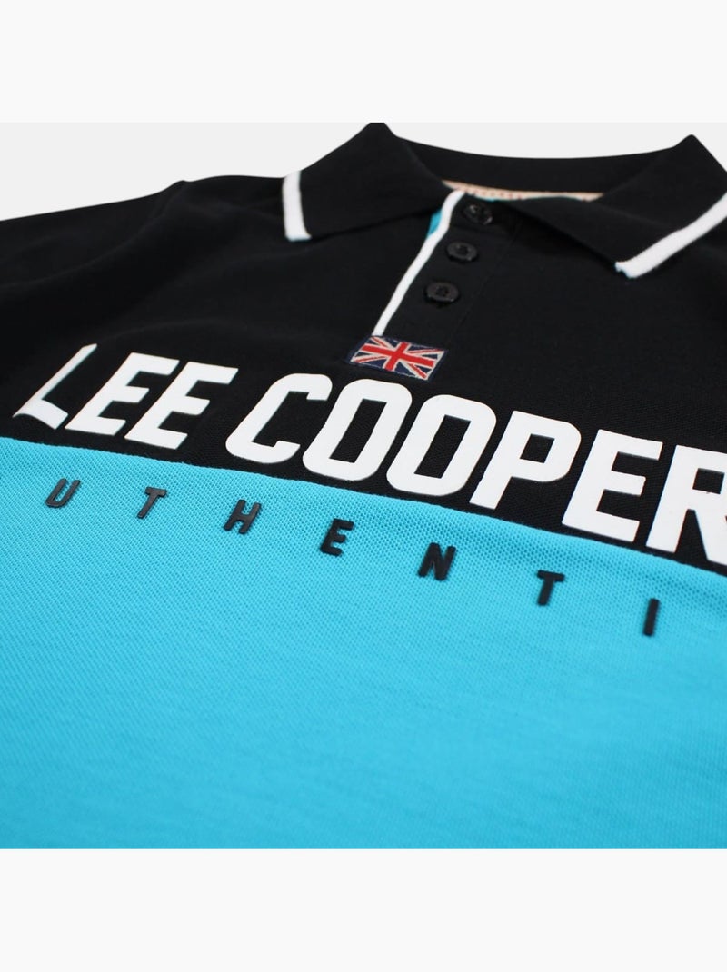 Lee Cooper - Polo manga corta niño Negro - Kiabi