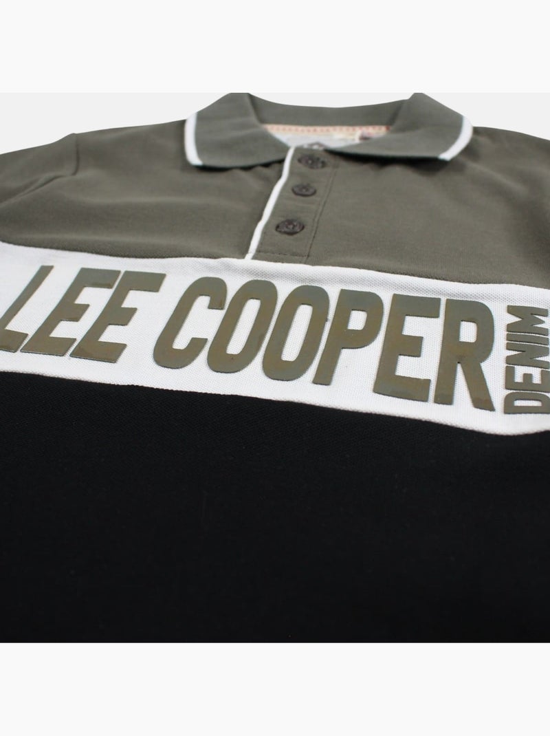 Lee Cooper - Polo manga corta niño Negro - Kiabi