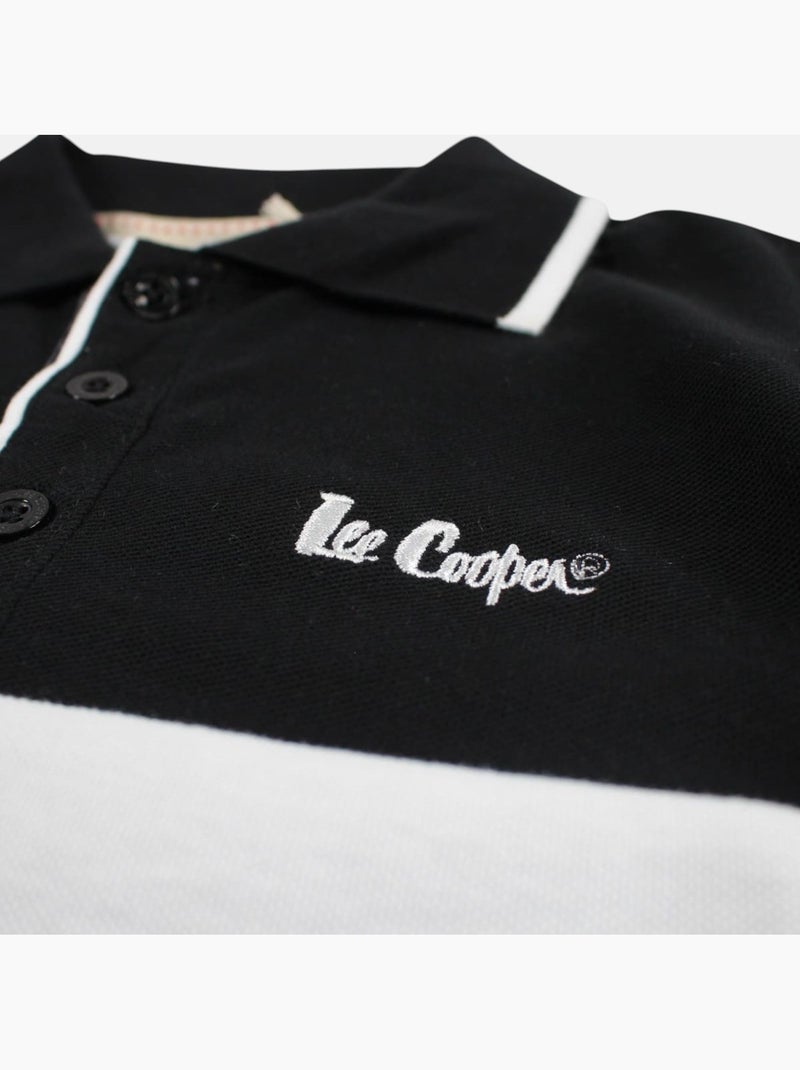 Lee Cooper - Polo manga corta niño Negro - Kiabi