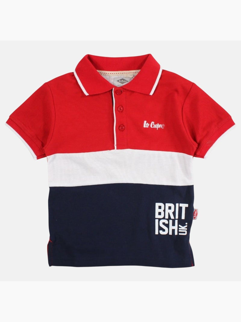Lee Cooper - Polo manga corta niño Rojo - Kiabi