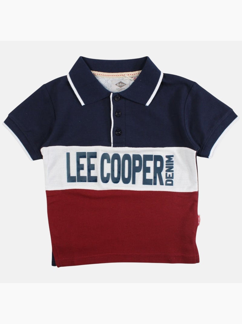 Lee Cooper - Polo manga corta niño Rojo - Kiabi