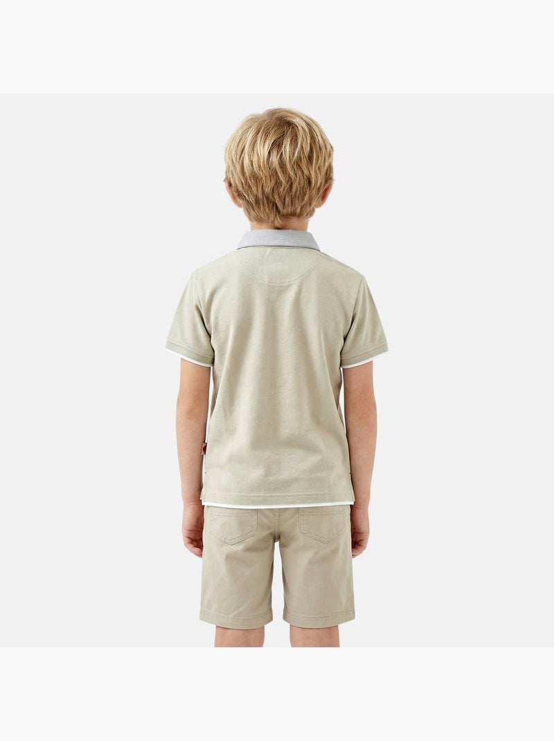 Lee Cooper - Polo niño de manga corta Verde - Kiabi