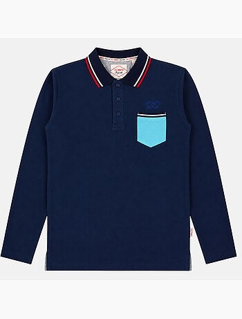 Lee Cooper - Polo para hombre de manga larga