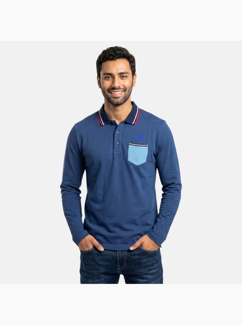 Lee Cooper - Polo para hombre  de manga larga - Kiabi