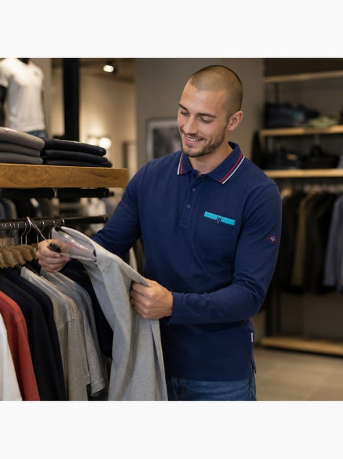 Lee Cooper - Polo para hombre  de manga larga - Kiabi