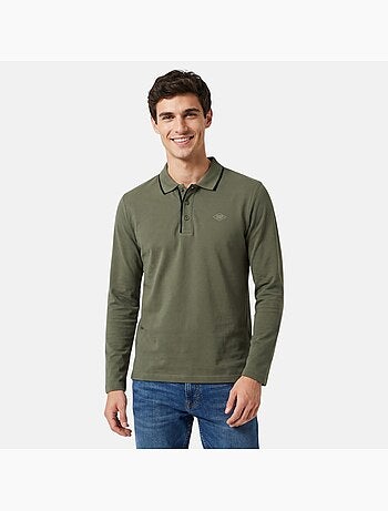 Lee Cooper - Polo para hombre de manga larga