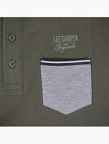 Lee Cooper - Polo para hombre de manga larga