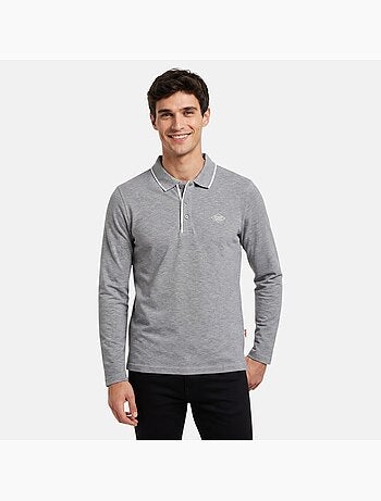 Lee Cooper - Polo para hombre de manga larga
