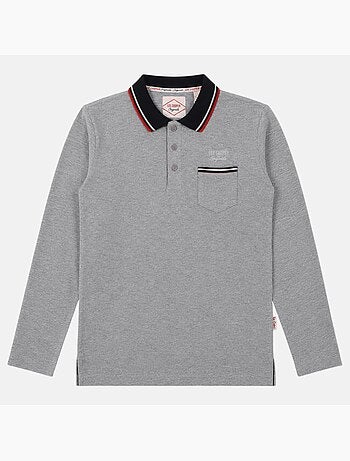 Lee Cooper - Polo para hombre de manga larga