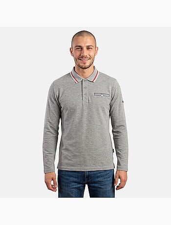 Lee Cooper - Polo para hombre de manga larga