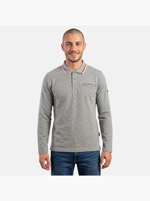 Lee Cooper - Polo para hombre  de manga larga - Kiabi