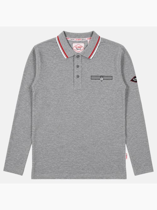 Lee Cooper - Polo para hombre  de manga larga - Kiabi