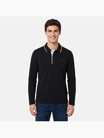 Lee Cooper - Polo para hombre de manga larga
