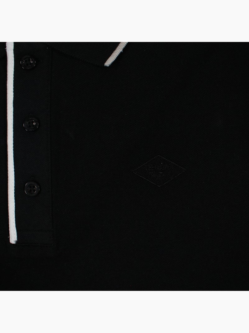 Lee Cooper - Polo para hombre  de manga larga Negro - Kiabi