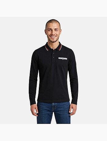 Lee Cooper - Polo para hombre de manga larga
