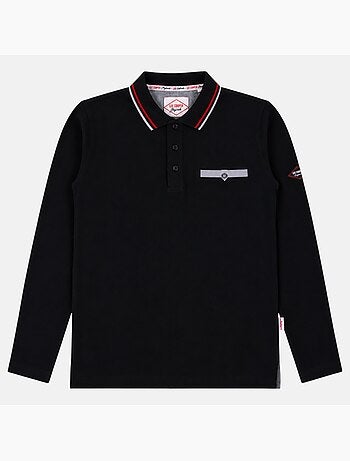 Lee Cooper - Polo para hombre de manga larga