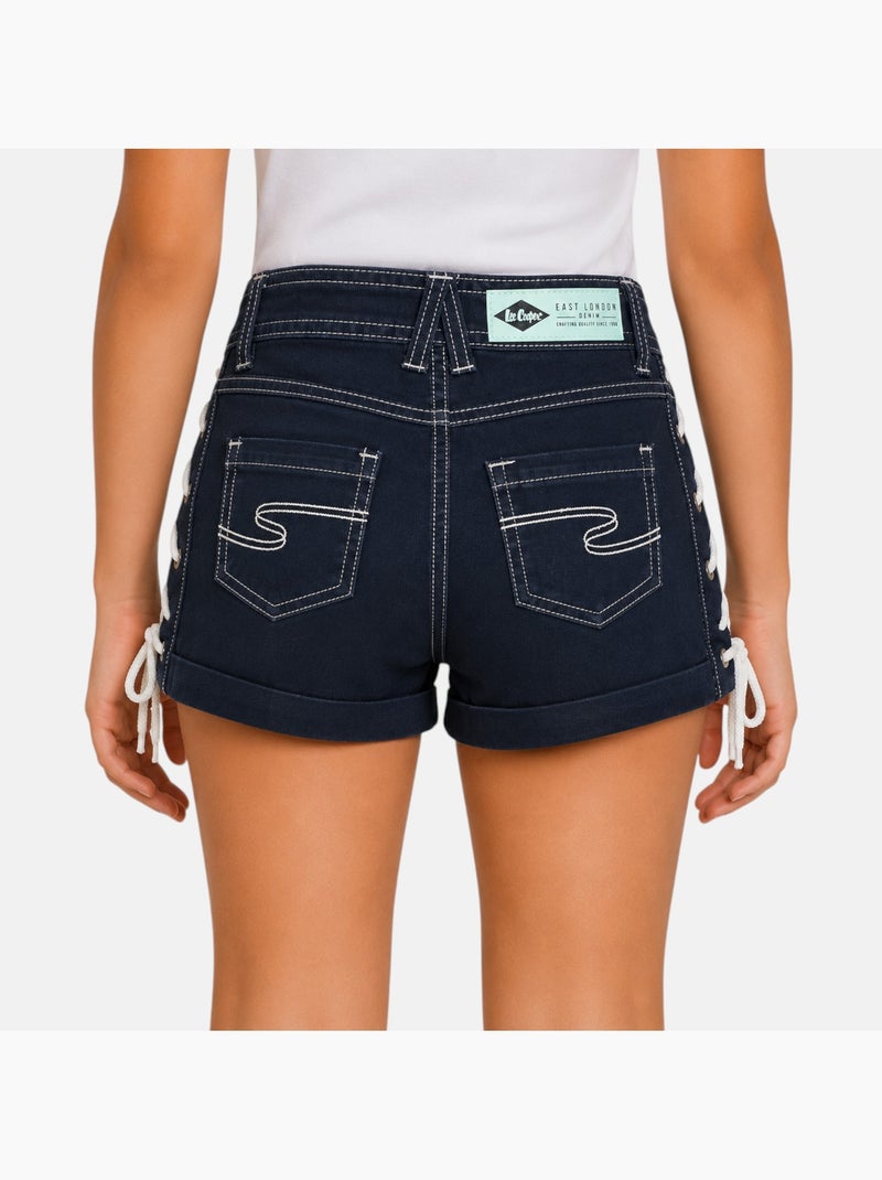 Lee cooper - short à lacet fille Azul marino - Kiabi