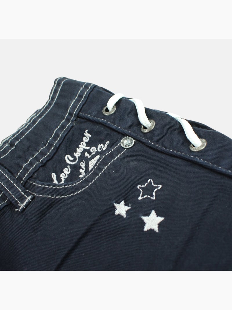 Lee cooper - short à lacet fille Azul marino - Kiabi
