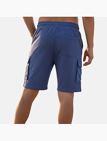 Lee Cooper - Short cargo hombre azul con bolsillos laterales