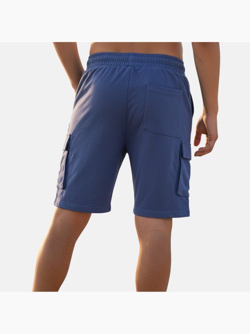 Lee Cooper - Short cargo hombre azul con bolsillos laterales - Kiabi