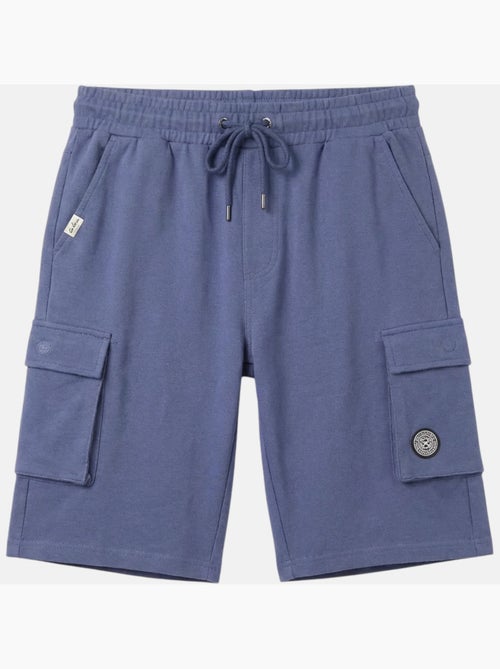 Lee Cooper - Short cargo hombre azul con bolsillos laterales - Kiabi