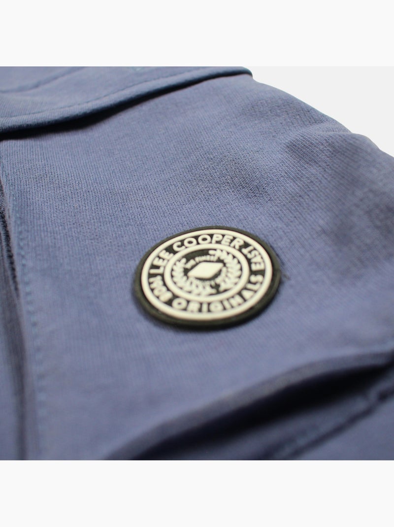 Lee Cooper - Short cargo hombre azul con bolsillos laterales Azul - Kiabi