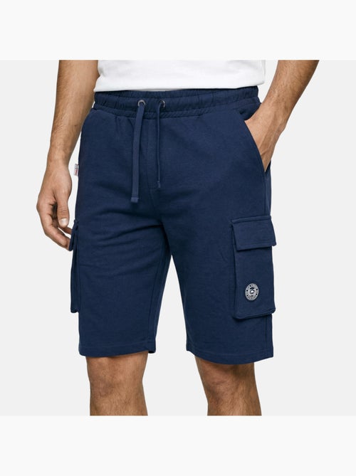 Lee Cooper - Short cargo hombre azul marino con bolsillos laterales - Kiabi