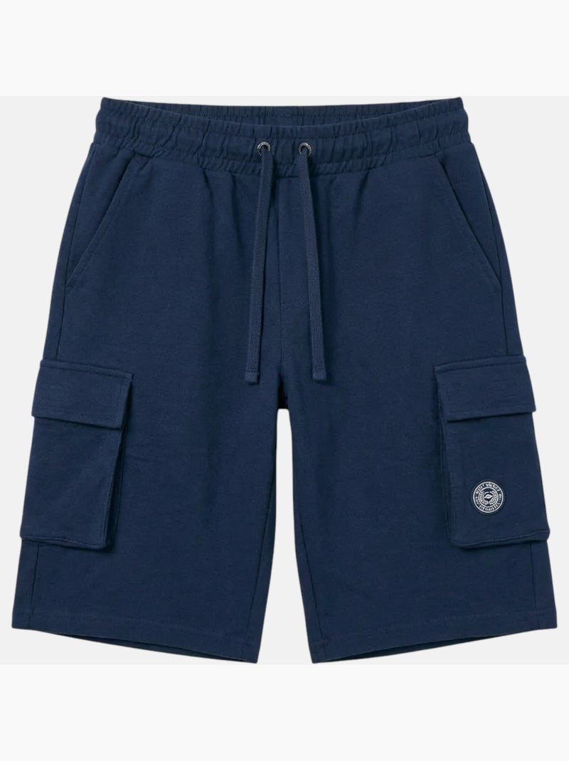 Lee Cooper - Short cargo hombre azul marino con bolsillos laterales Azul marino - Kiabi