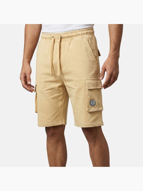 Lee Cooper - Short cargo hombre beige con bolsillos laterales - Kiabi